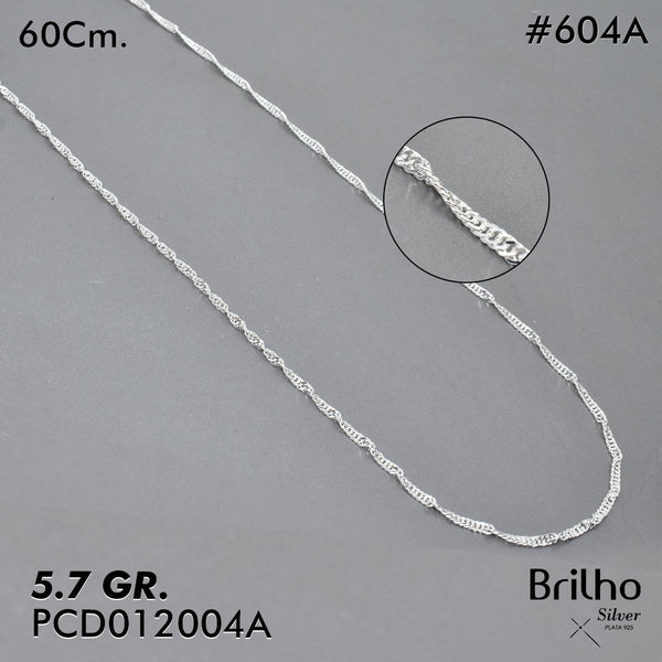 PCD0604A CADENA DELGADA SINGAPUR 60CM