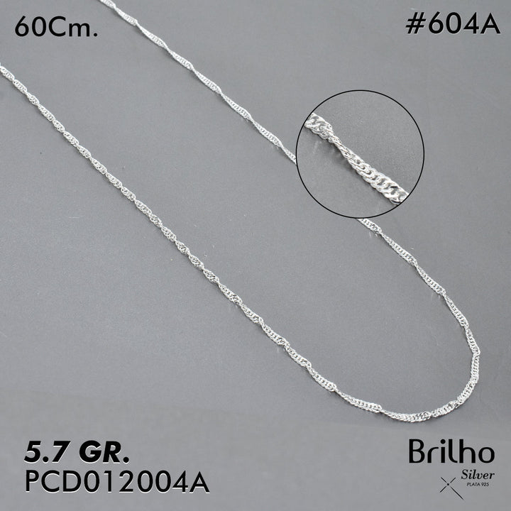 PCD0604A CADENA DELGADA SINGAPUR 60CM