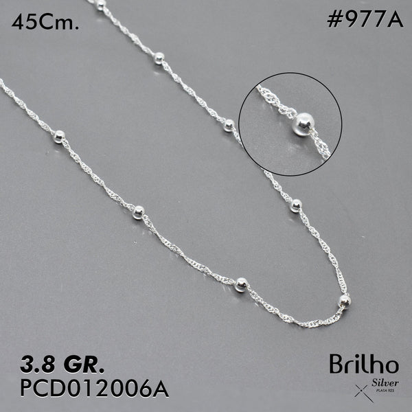 PCD0977A CADENA DELGADA Y ESPECIAL 45CM