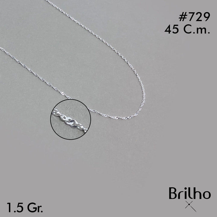 PCD0729 CADENA DELGADA SINGAPUR 45CM