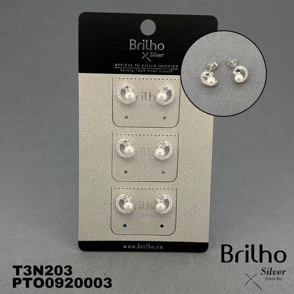 T3N203 TOPO LUNA CON PERLA X3