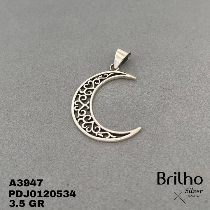 CDJ0058 DIJE LUNA CON CORAZONES