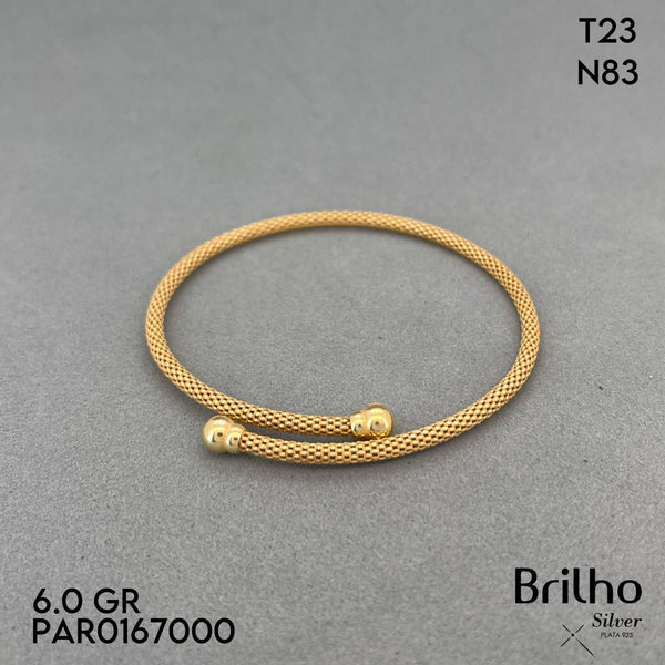 T23N083 ARO TALLADO ORO PLATA