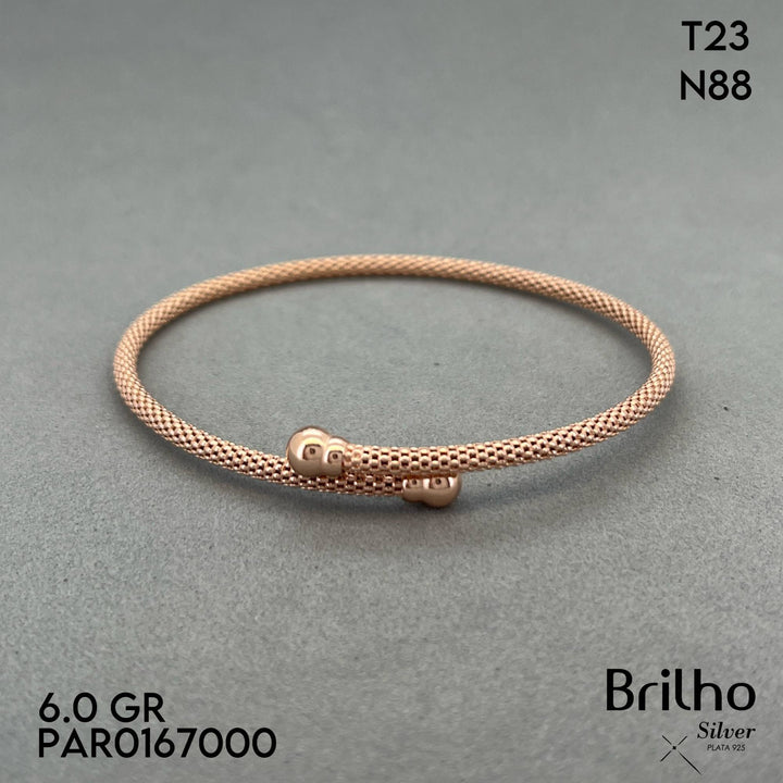 T23N088 ARO TALLADO ORO ROSA