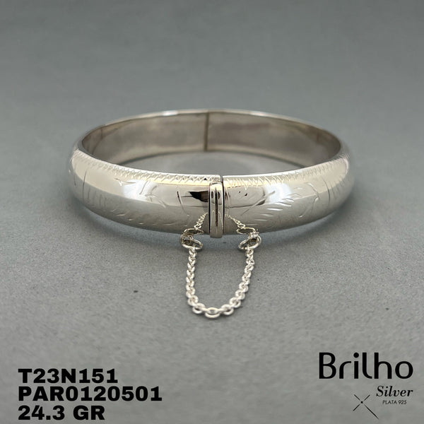T23N151 ARO GRABADO CON CADENA
