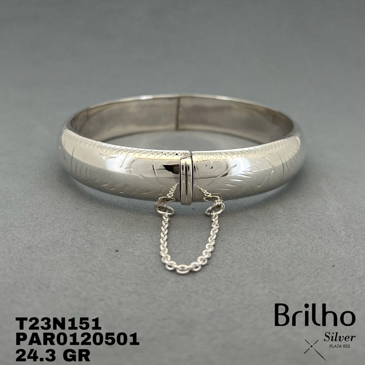 T23N151 ARO GRABADO CON CADENA