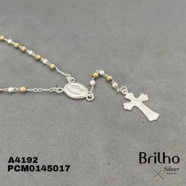 T17N87 CAMçNDULA MILAGROSA ORO PLATA