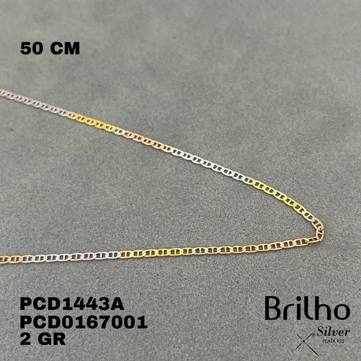 PCD1443A CADENA TRES OROS 50CM