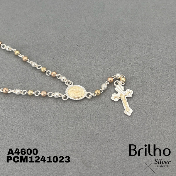 T17N60 CAMANDULA MILAGROSA ORO PLATA