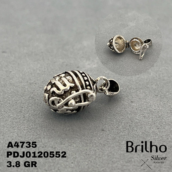 CDJ0141 DIJE LLAMA çNGEL ENVEJECIDO