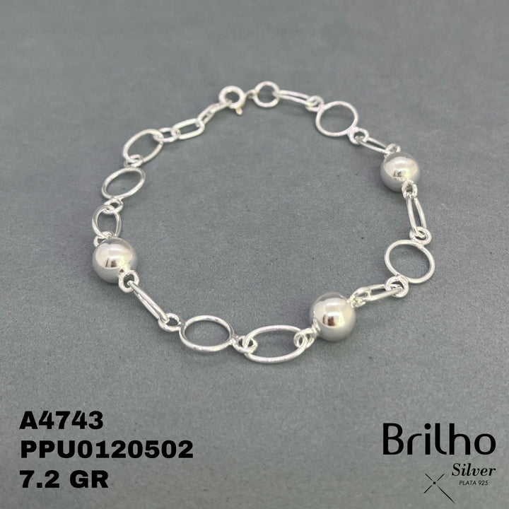 A4743 PULSERA BALINES Y AROS