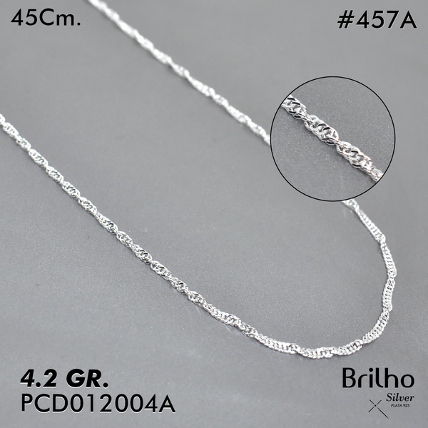 PCD0457A CADENA DELGADA SINGAPUR 45CM