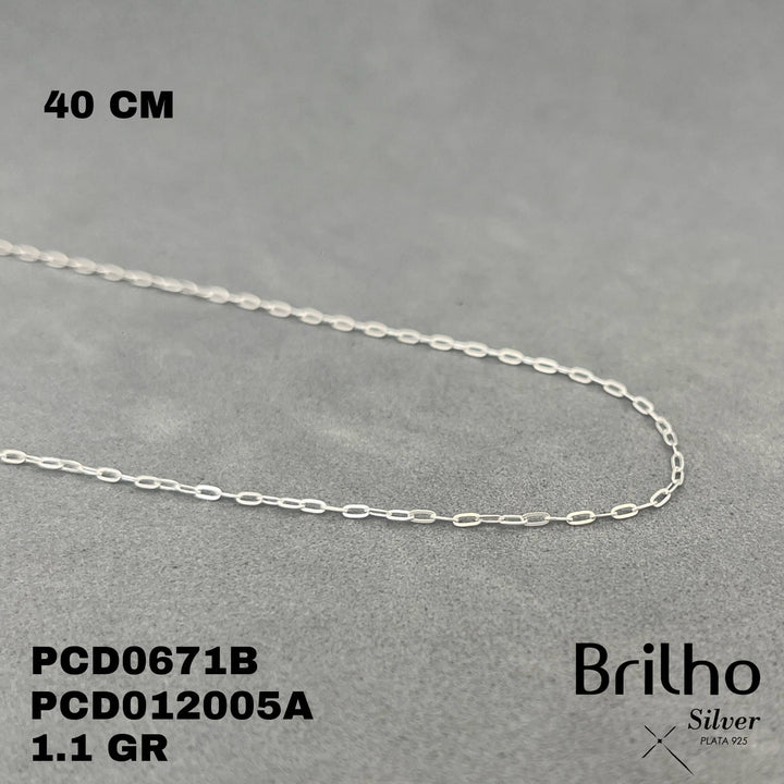 PCD0671B CADENA DELGADA  40CM