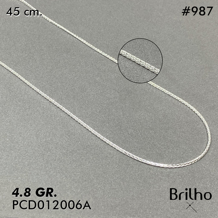 PCD0987 CADENA DELGADA Y ESPECIAL 45CM