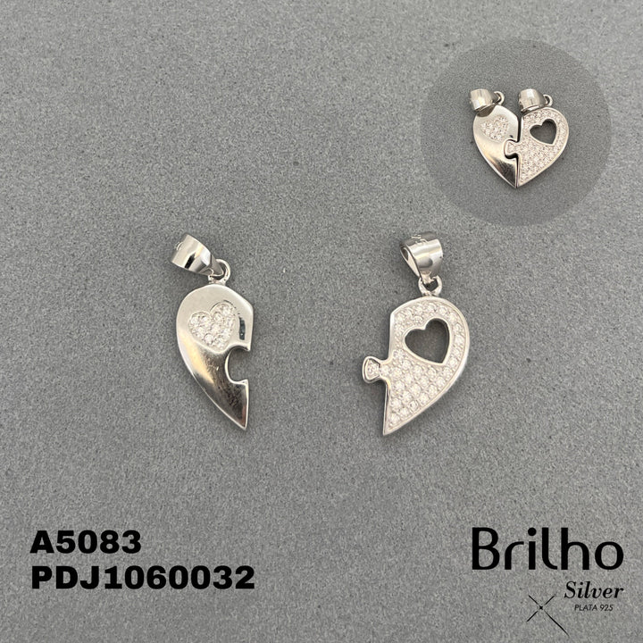 CDJ0060 DIJE CORAZîN PARTIDO RODIO