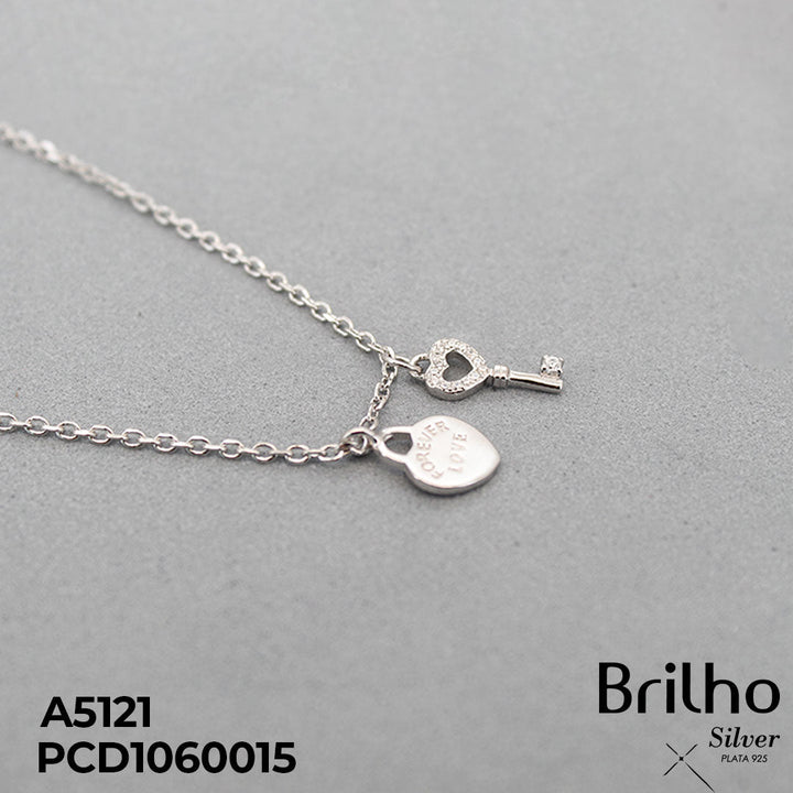 A5121 CADENA LLAVE CORAZîN