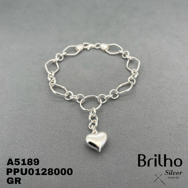 A5189 PULSERA CORAZON LISO