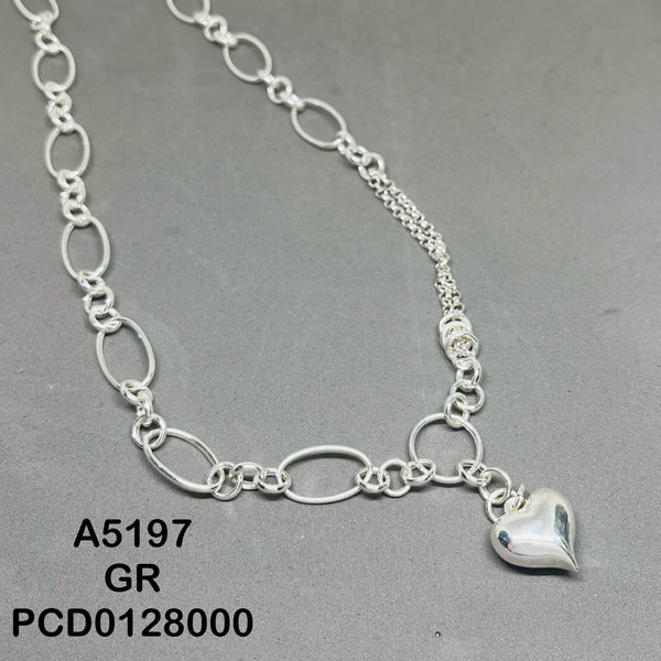 A5197 CADENA ESPECIAL CORAZON LISO