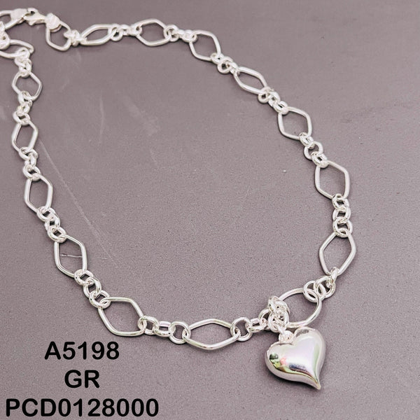 A5198 CADENA ESPECIAL CORAZON LISO
