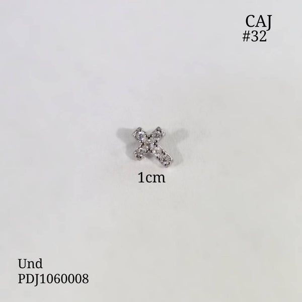 CDJ0032 CRUZ MINI RODIO PLATEADA