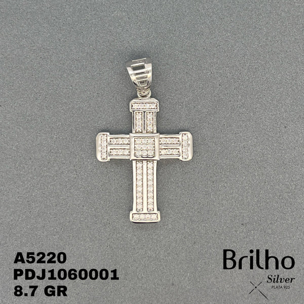 CDJ0376 DIJE CRUZ MICROCIRCON RODIO