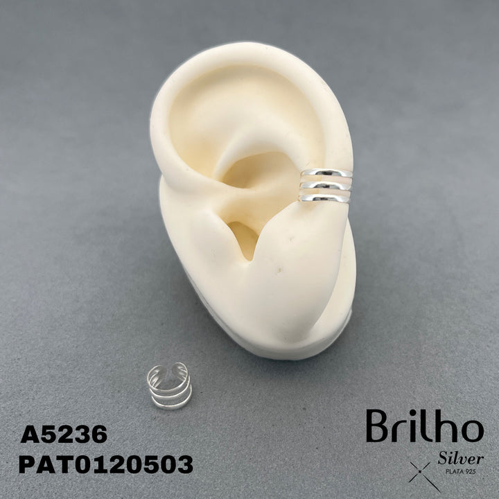 EAR73 EARCUFF TRES AROS