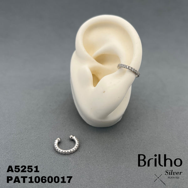 EAR88 EARCUFF MICROCIRCONES RODIO