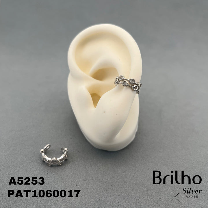 EAR90 EARCUFF MICROCIRCONES RODIO