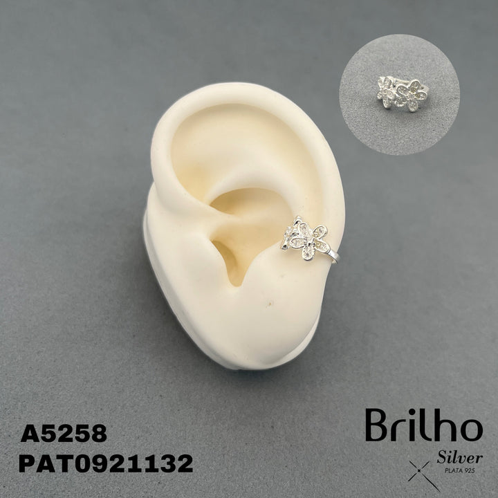EAR95 EARCUFF FLORES MICROCIRCONES