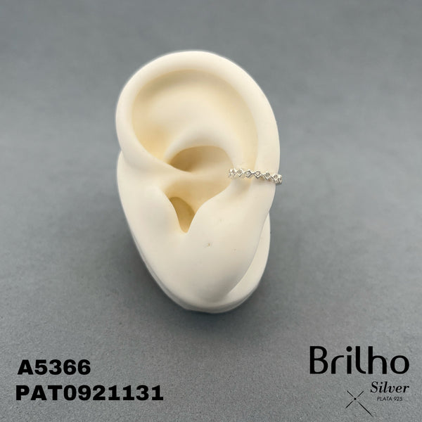 EAR103 EARCUFF ROMBO MICROCIRCONES