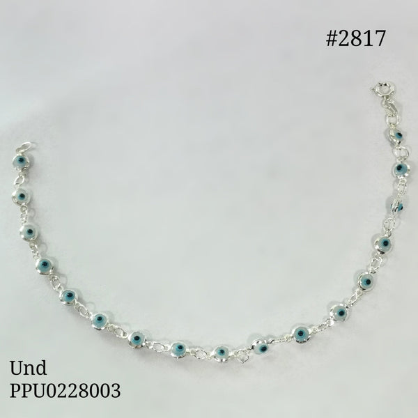 2817 PULSERA OJO TURCO MINI BLANCO