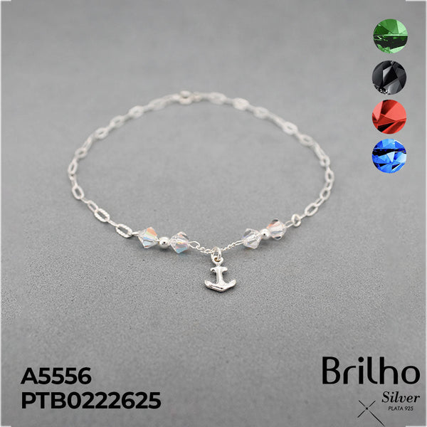 T7N060 TOBILLERA ANCLA Y MURANO