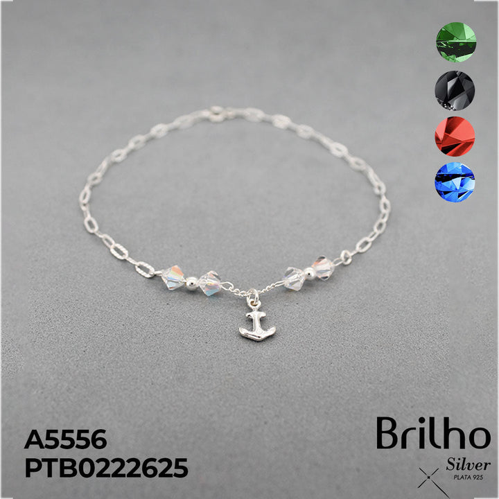 T7N060 TOBILLERA ANCLA Y MURANO