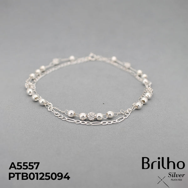 T7N081 TOBILLERA BALINES Y BOLA DE FUEGO