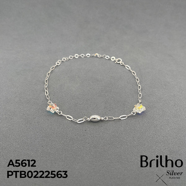 T7N120 TOBILLERA ESTRELLAS EN CRISTAL