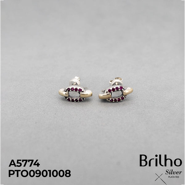 T10N049 TOPO ENVEJECIDO ORO PLATA