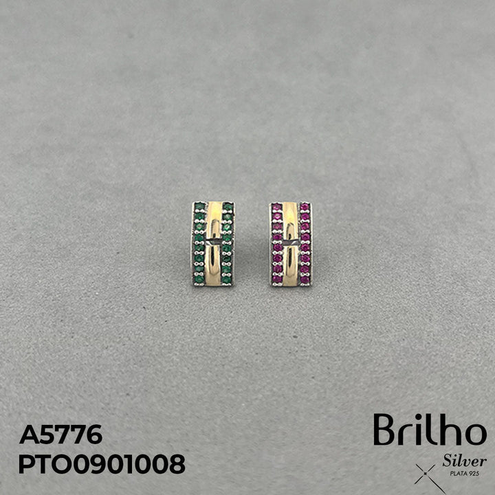 T10N050 TOPO ENVEJECIDO ORO PLATA