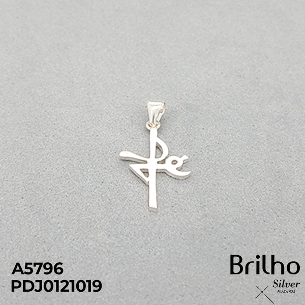 CDJ0603 DIJE CRUZ FE SOLO PLATA