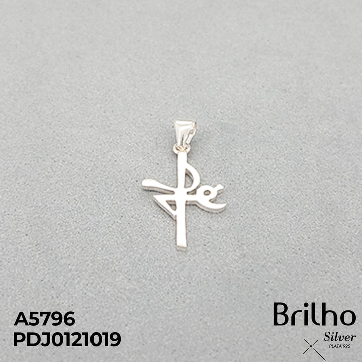 CDJ0603 DIJE CRUZ FE SOLO PLATA