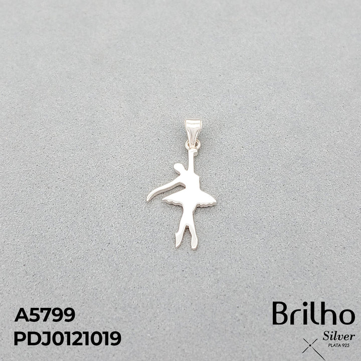 CDJ0606 DIJE BAILARINA SOLO PLATA