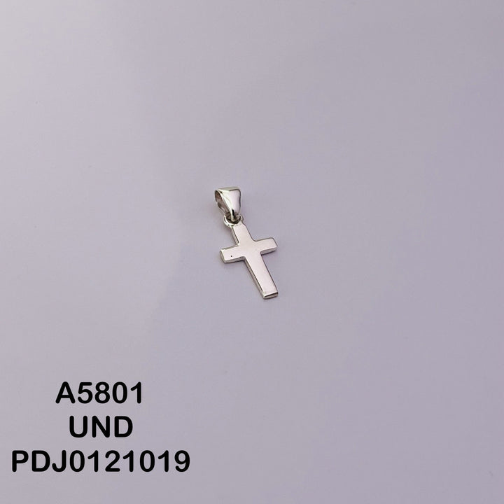 CDJ0608 DIJE CRUZ SOLO PLATA