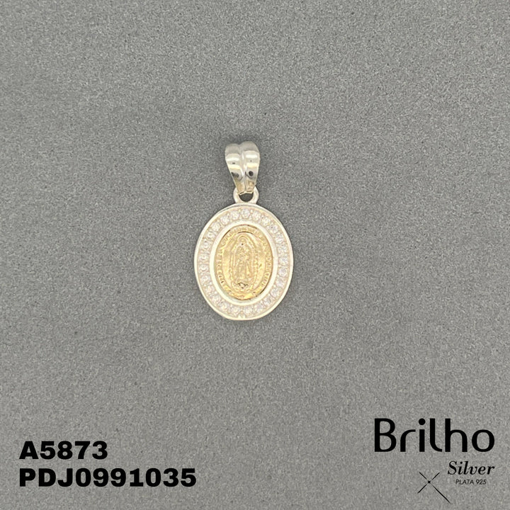 CDJ0781 DIJE GUADALUPE ORO PLATA