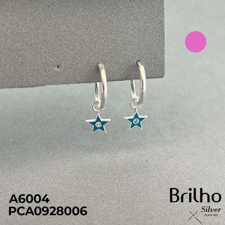 CCA467 CANDONGA ESTRELLA ESMALTADA CON CIRCON