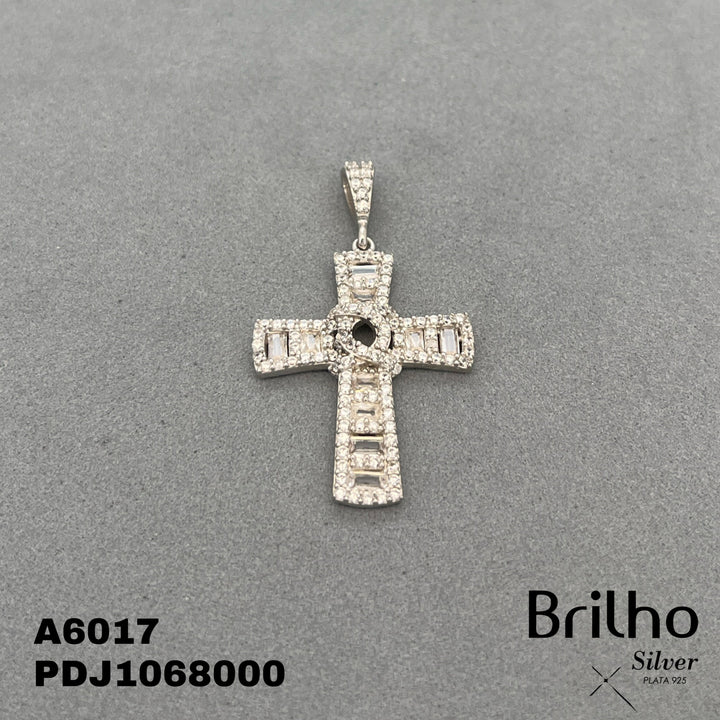 CDJ0636 DIJE CRUZ MICROCIRCON RODIO