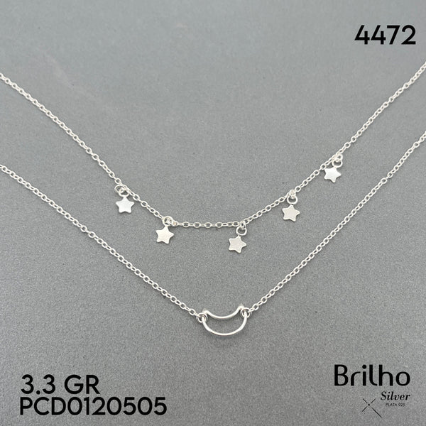 A6065 CADENA LUNA Y ESTRELLA