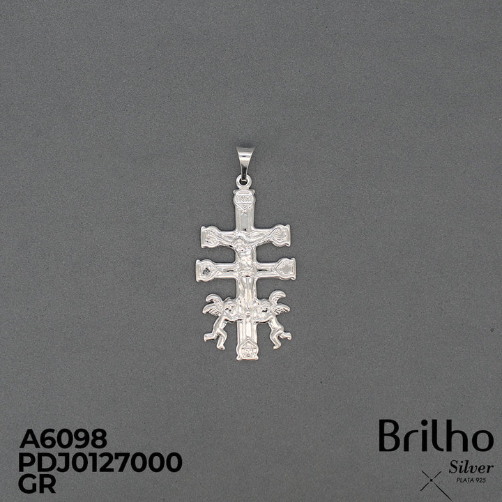 CDJ0853A DIJE CRUZ CARAVACA GRANDE ITALIANO