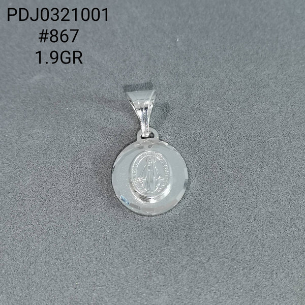 CDJ0867  DIJE VIRGEN MILAGROSA DIAMANTADO