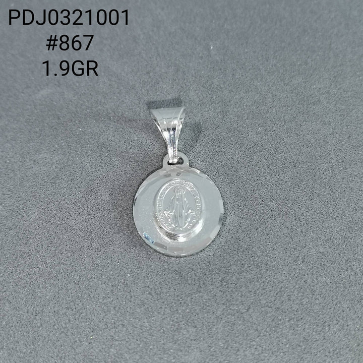 CDJ0867  DIJE VIRGEN MILAGROSA DIAMANTADO