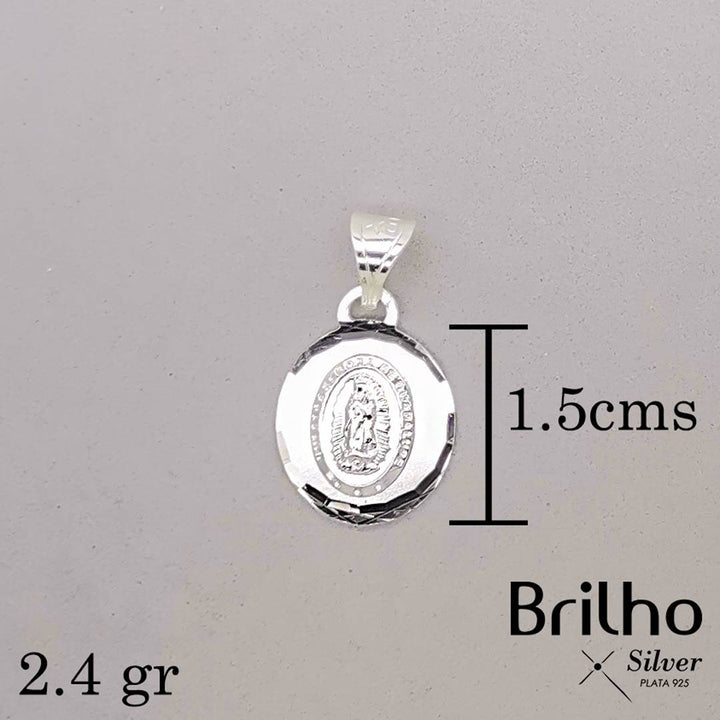 CDJ0877 DIJE VIRGEN GUADALUPE DIAMANTADA