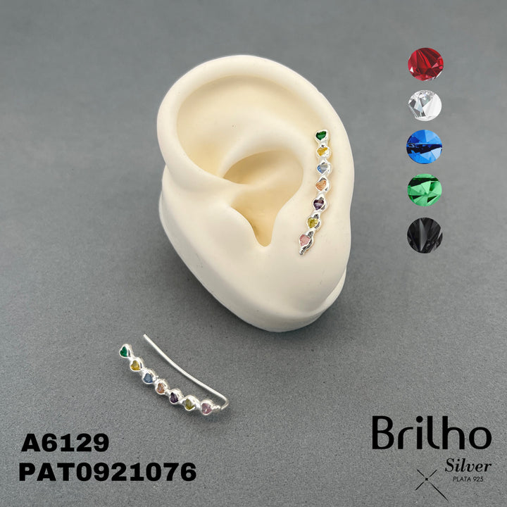 A6129 OREJERA CORAZONES